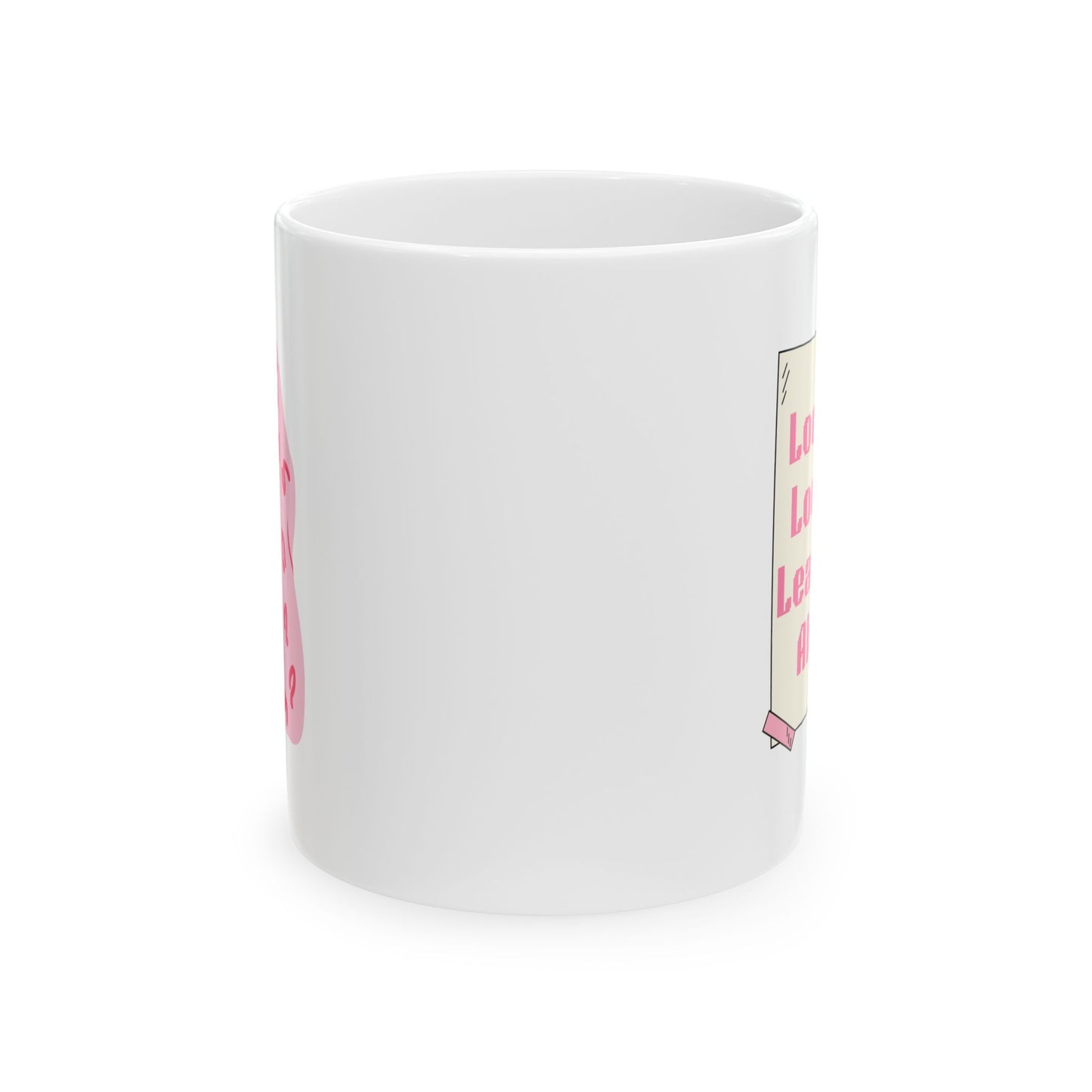 Love Me Loud Ceramic Mug - Cute Coffee Cup