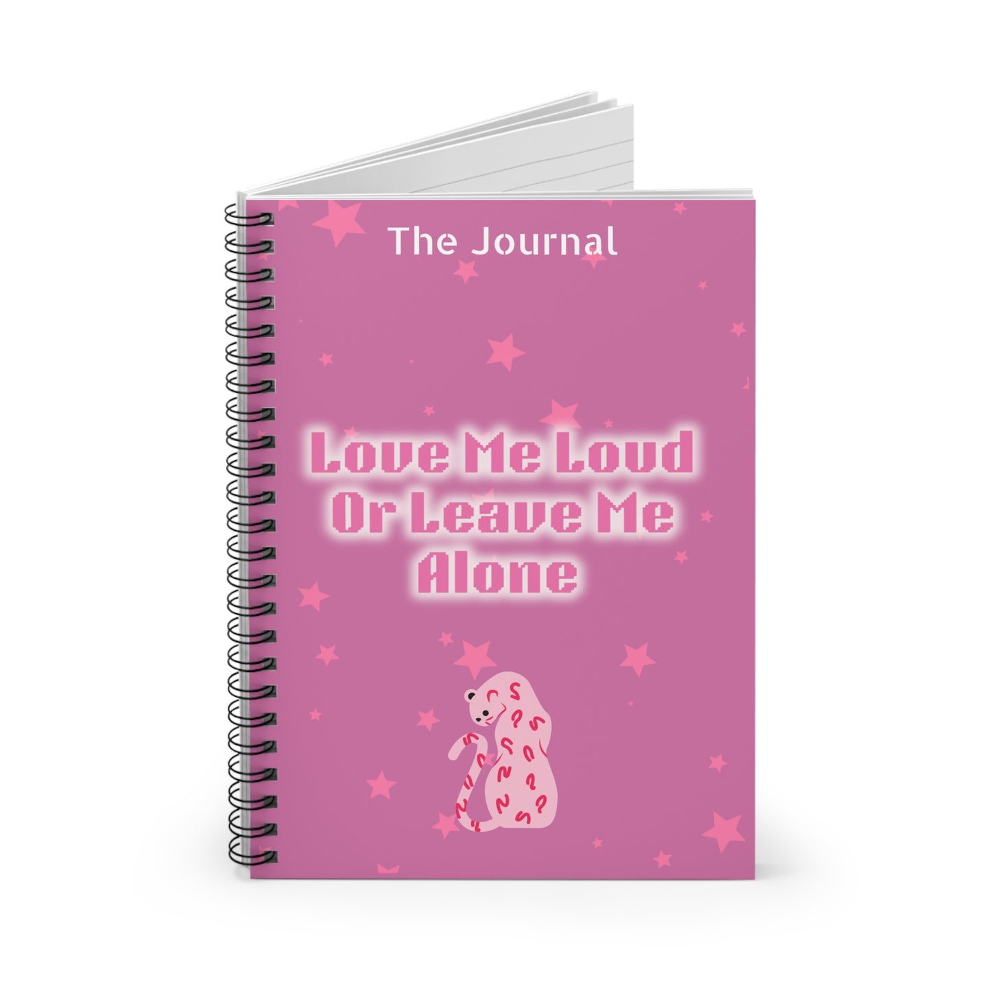 Love Me Loud - Ruled Line Journal for Motivation & Planning