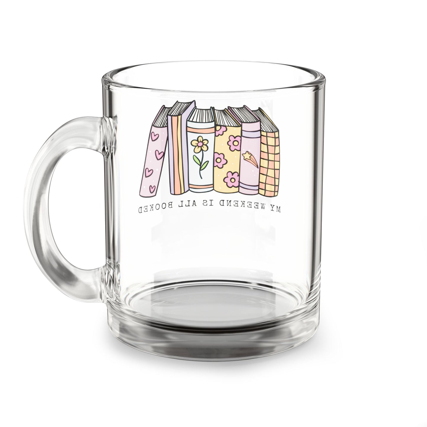 Book Lover's Glass Mug