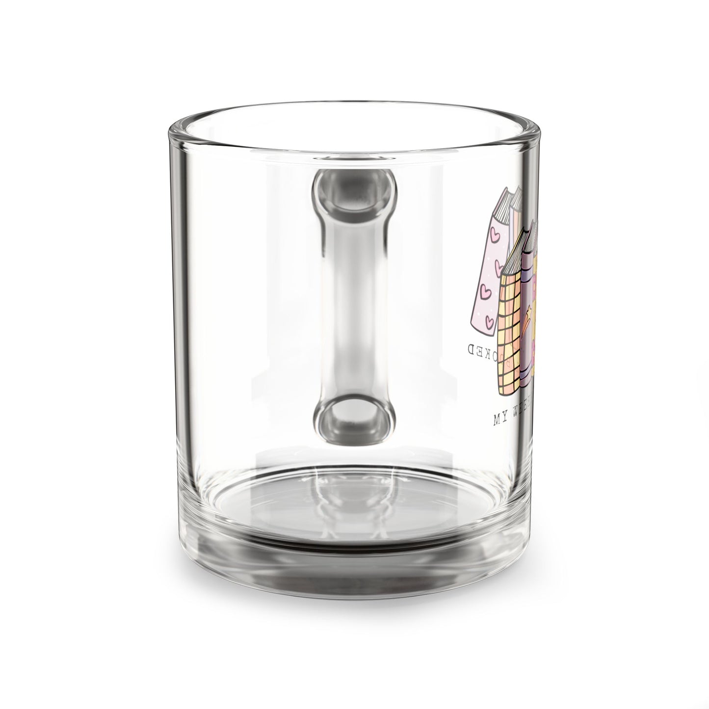Book Lover's Glass Mug
