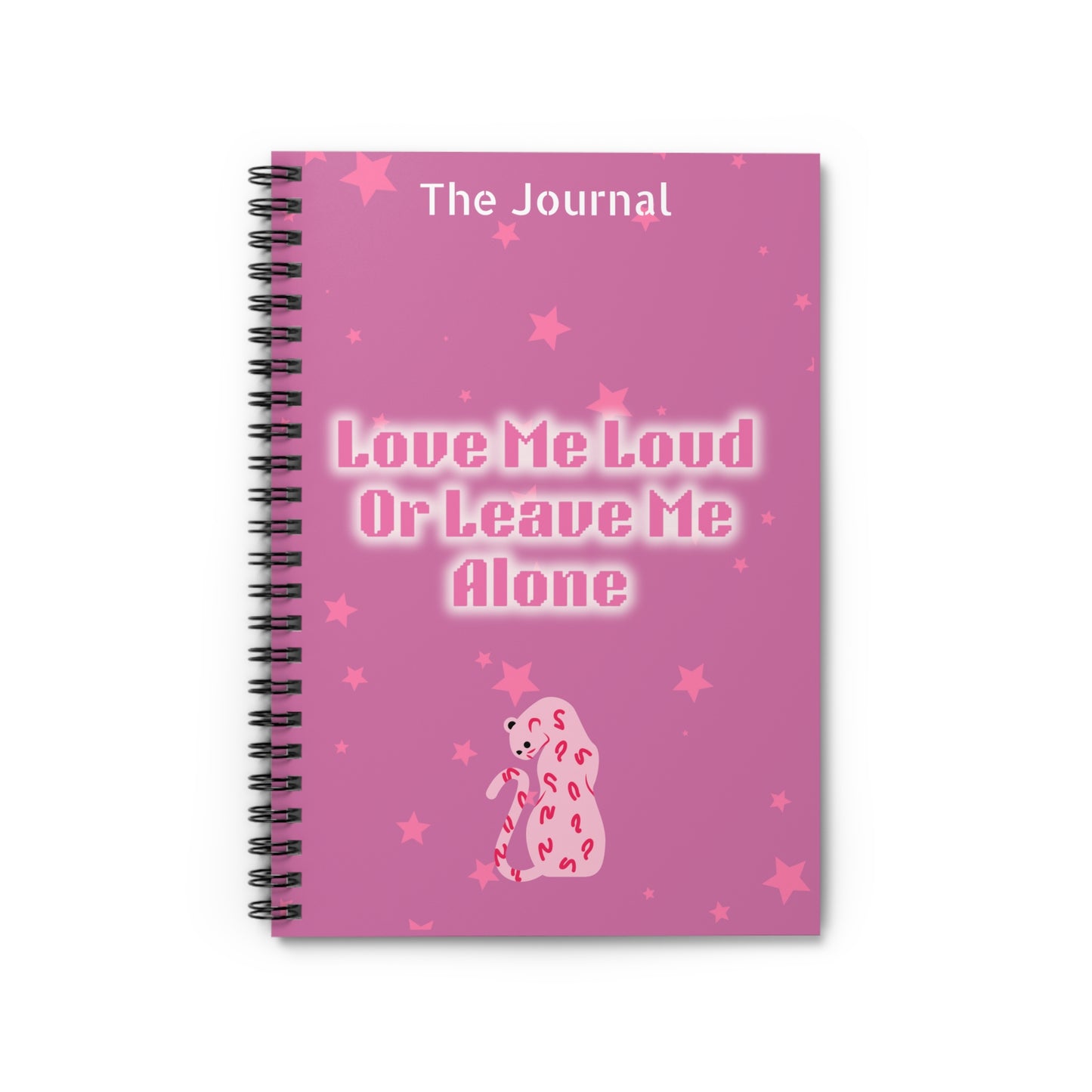 Love Me Loud - Ruled Line Journal for Motivation & Planning