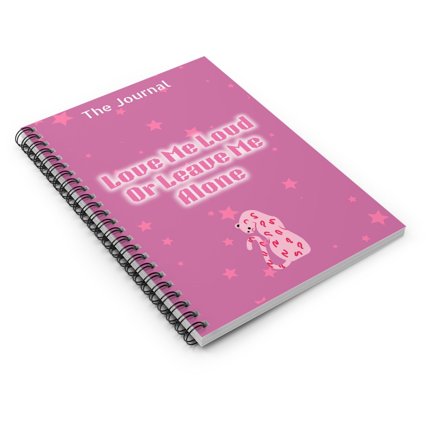 Love Me Loud - Ruled Line Journal for Motivation & Planning